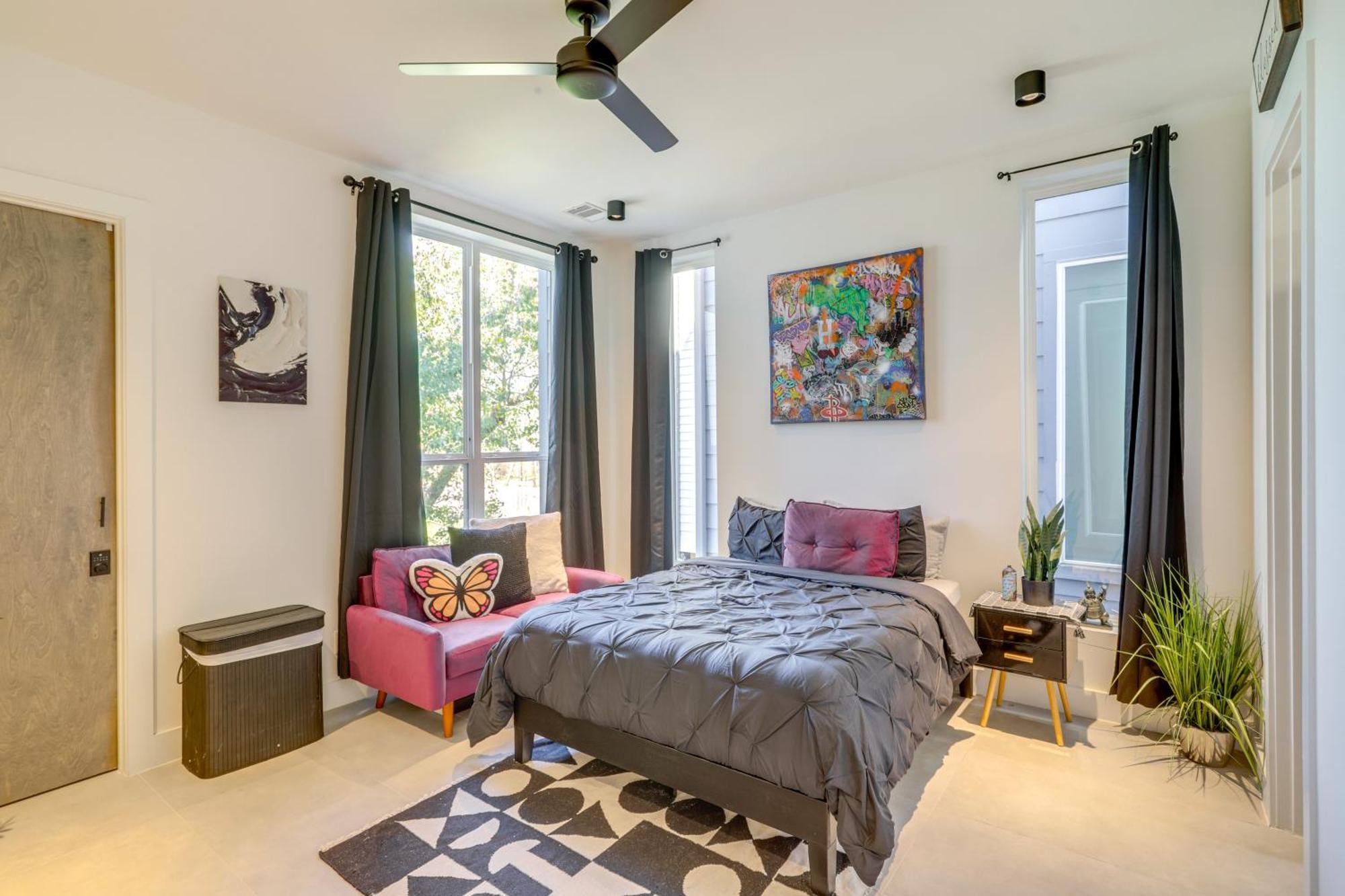 3 Mi To Dtwn Modern Townhome With Yard In Хьюстон Экстерьер фото